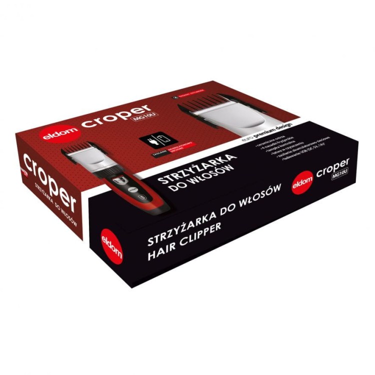 Maszynka do strzyżenia ELDOM MG10U Ceramiczne ostrza