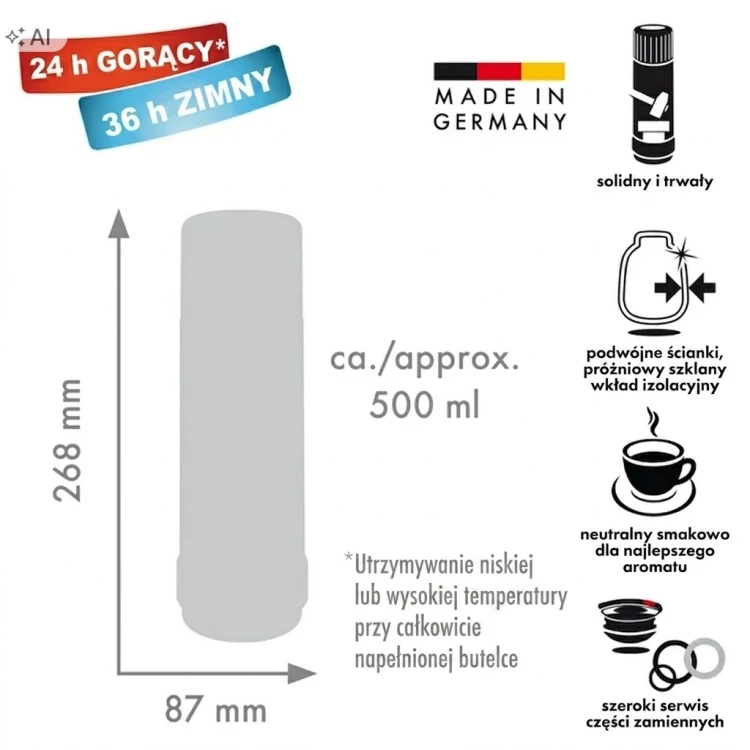 NIEMIECKI-termos-ROTPUNKT-45-1-2-L-SZKLANY-WKLAD-Termiczny-czarny-kubek-Waga-produktu-z-opakowaniem-jednostkowym-0-356-kg.jpeg