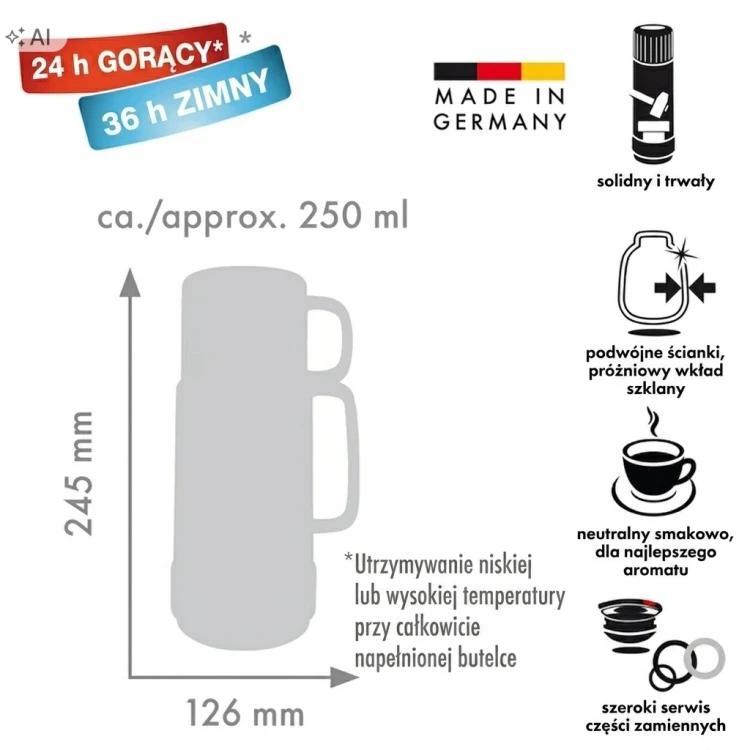 NIEMIECKI-termos-ROTPUNKT-80-1-4-L-SZKLANY-WKLAD-Termiczny-kubek-niezawodny-Kod-taryfy-celnej-96170000.jpeg